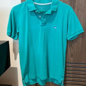 Southern Tide aqua polo